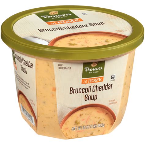 Panera Bread Broccoli Cheddar Soup Cup Oz Instacart