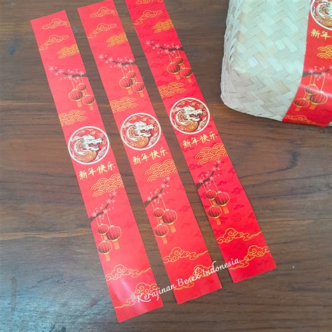 Jual Paper Belt Imlek Chinese New Year Shio Naga Box Hampers Gong