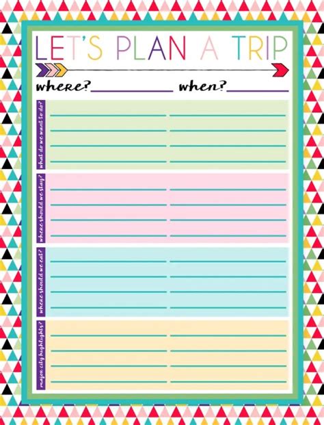 Travel Planner Template Excel ~ Excel Templates