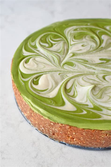 Matcha Cheesecake Vegan Paleo No Bake Nom Nom Paleo