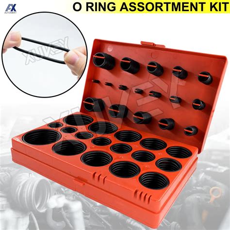 Pcs Universal O Ring Assortment Set Rubber Metric Grommet O Ring Kit