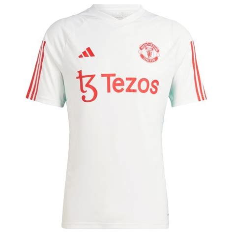 Manchester United Tr Nings T Shirt Tiro Vit R D