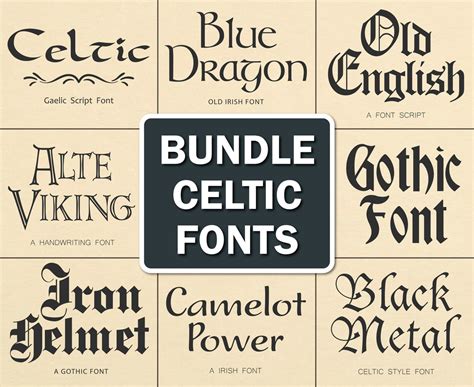 Celtic Font Irish Font Gaelic Font Celtic Letters Svg Celtic Font Alphabet Celtic Font Styles ...