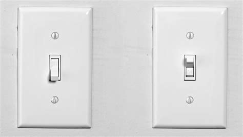 Different types of light switches