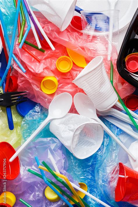 Plastic waste concept Stock Photo | Adobe Stock