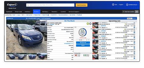 Copart Usa Online Live Vehicle Auctions Bid And Win