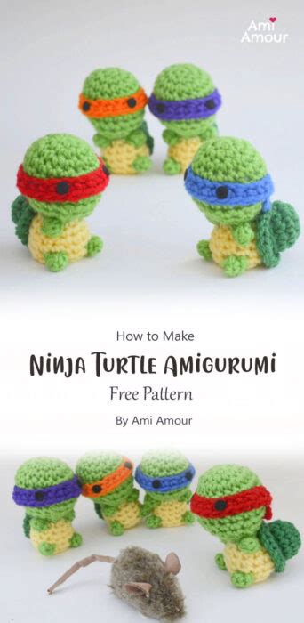 Best Amigurumi Ninja Turtle Free Pattern Ideas Carolinamontoni