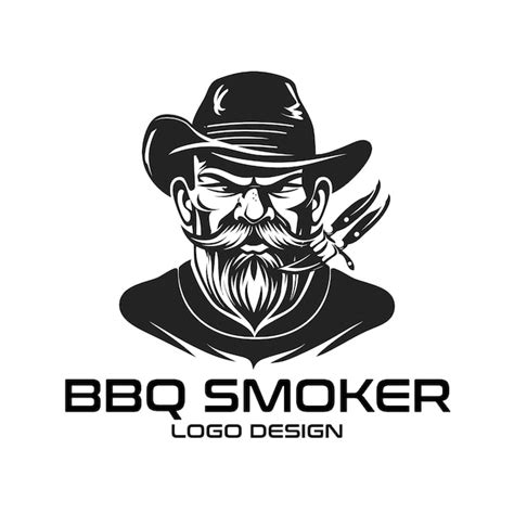 Premium Vector Bbq Smoker Vector Logo Design