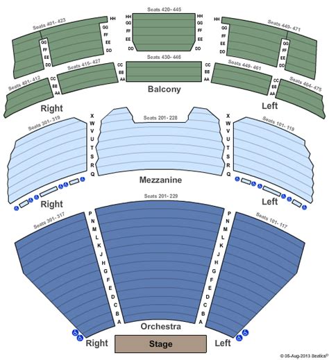 Celtic Woman Tickets - American Music Theatre Seating Chart