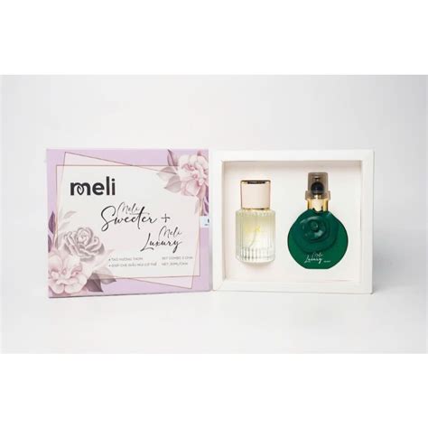 Combo 2 chai Nước Hoa Meli Luxury Hương Hoa Hồng, Cam Ngọt Và Gỗ, Mang ...