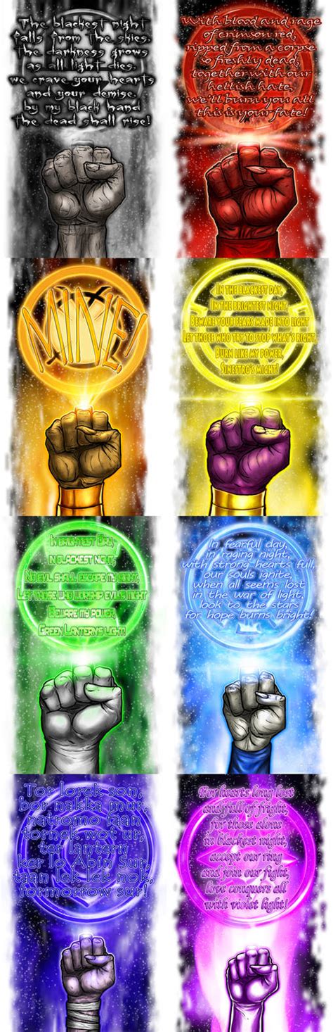 Lantern Corps Oaths By Halwilliams On Deviantart