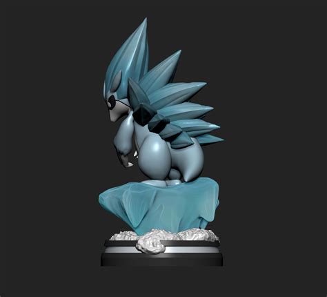 Stl File Pokemon Alolan Sandshrew And Sandslash Figure D Printable