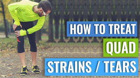 How To Treat A Quad Strain Or Tear Youtube