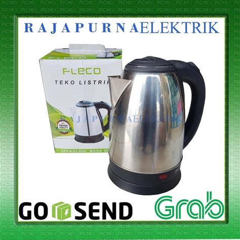 Jual Teko Listrik Pemanas Air Kettle Electric Fleco Kapasitas 1 8L Di