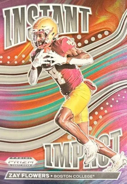 2023 PANINI PRIZM Draft Picks fleurs Zay impact instantané II 13