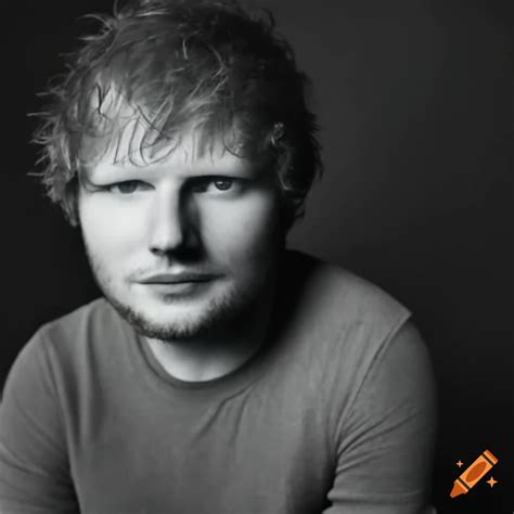 Ed Sheeran Singer On Craiyon