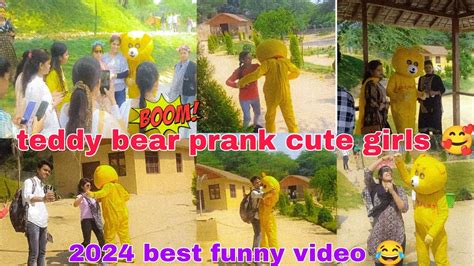 Teddy Bear Prank On Cute Girls 🥰 Prank On Video। Teddy Prank Comedy