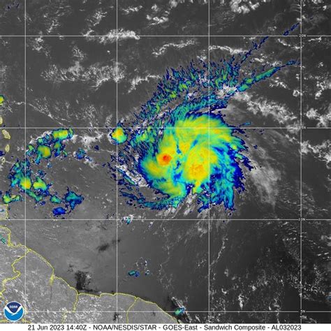 Tropical Storm Bret forecast path, spaghetti models