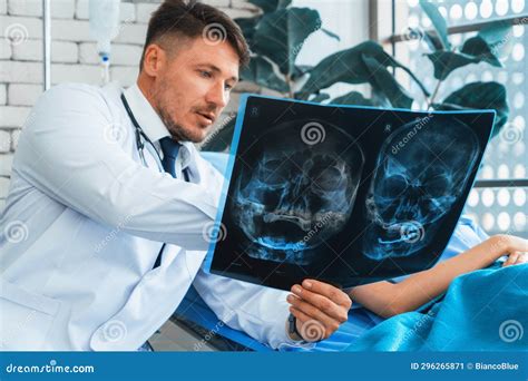 Doctor in Professional Uniform Examining Patient at Hospital Jivy Stock Image - Image of ...