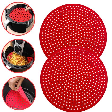 Kit Tapete Em Silicone Forro Protetor Para Fritadeira El Trica