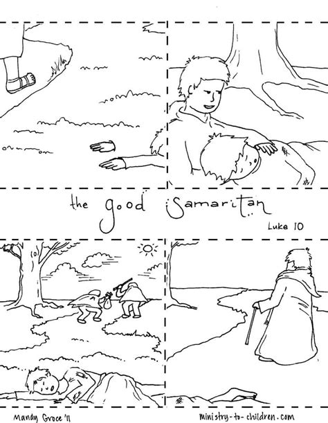 Most Popular Preschooler Good Samaritan Coloring Page Ideas Creative