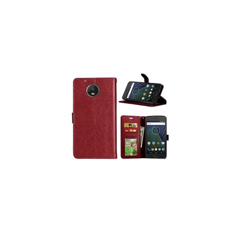 Lommebokdeksel 3 kort Motorola Moto G5 Plus XT1683 brun Elkjøp