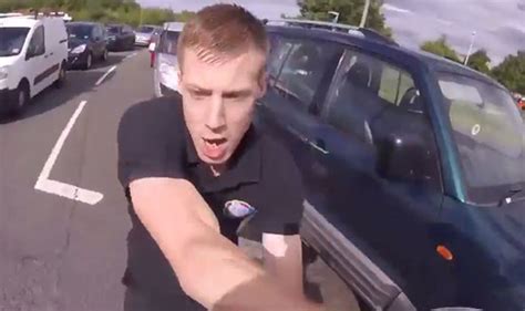 Watch Shocking Moment Driver Launches Road Rage Attack Uk News