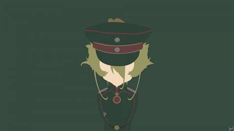 Wallpaper X Px Minimalism Tanya Degurechaff Youjo Senki