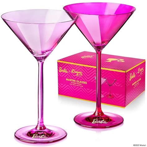 Barbie™ X Dragon Glassware® Martini Glasses Martiniglass Dragonglassw Barbiepedia