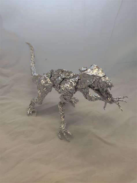 Indoraptor Aluminum Foil Sculpture By Thefoilguy On Deviantart