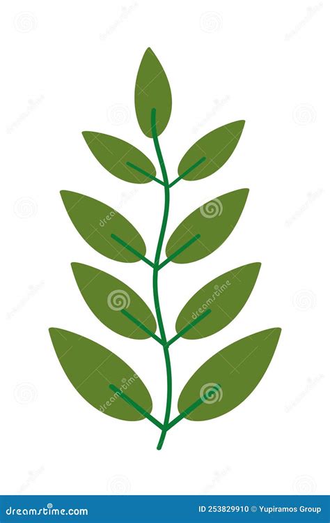 Icono de planta de hoja ilustración del vector Ilustración de aislado