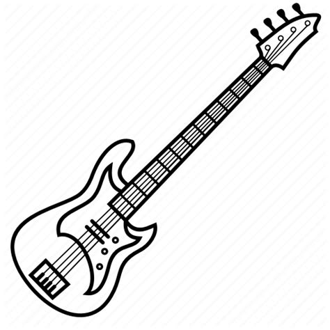 Electric Guitar Line Drawing At Explore Collection