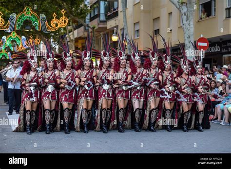 Parade Moros Y Cristianos Moors And Christians Dénia Province Of