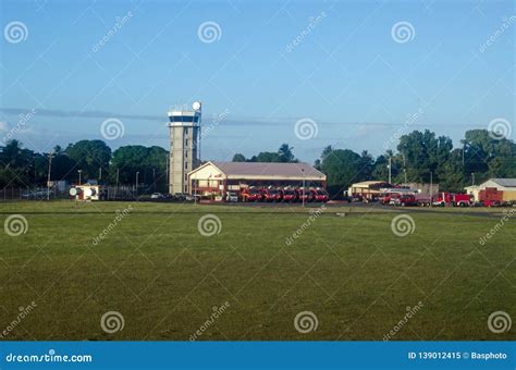 ANR Robinson Airport, Tobago Stock Image - Image of point, control ...