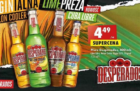 Promocja Piwo Desperados 400 Ml W Biedronka