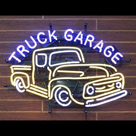 Custom Truck Garage Neon Sign Tube Neon Light Custom Neon Signs