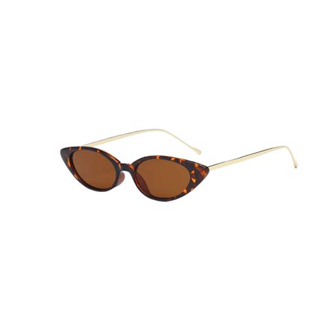 Leopard Retro Cat Eye Sunglasses Sunsetfashionla