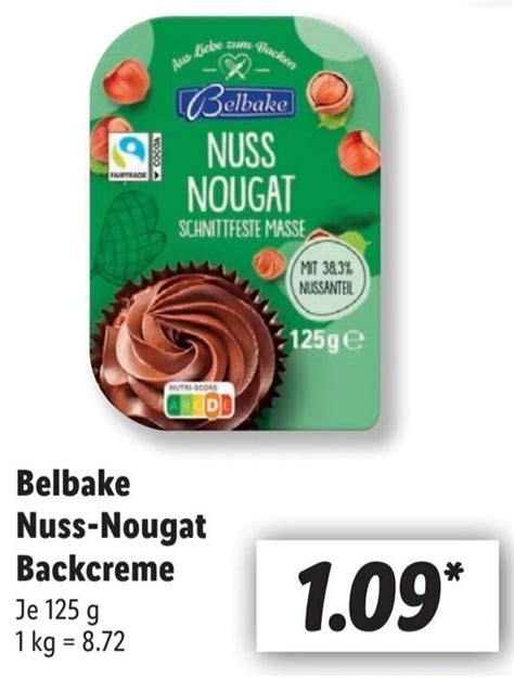 Belbake Nuss Nougat Backcreme G Angebot Bei Lidl