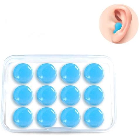 Bouchon Doreille 6 Paires Boule Quies En Silicone Quies Moulables