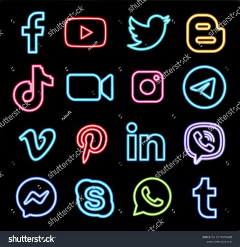 18 Tiktok neon Images, Stock Photos & Vectors | Shutterstock