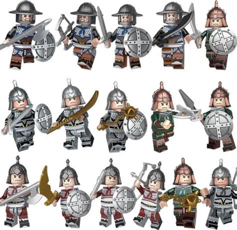 Plastic Figuren Ridders No Lego Geschikt Voor Lego Sets 16 Stuks