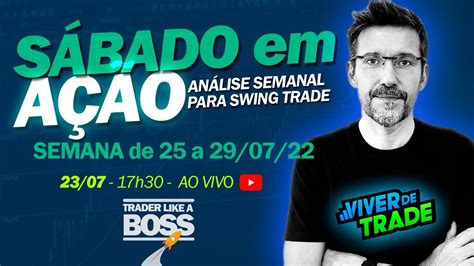 Sábado Em Ação Análise Semanal Para Swing Trade Semana De 25 A 2907 Youtube