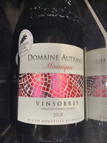 Domaine Autrand Mosa Que Vinsobres Vivino United States