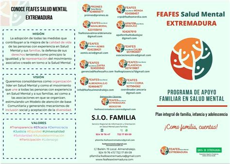 Programa De Apoyo Familiar En Salud Mental FEAFES Extremadura