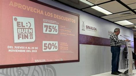 El Buen Fin se adelanta en Gobierno de Sinaloa habrá descuentos del 75