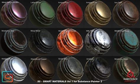 Substance Painter Smart Materials Vol D Material Or Shader By Ltcdata