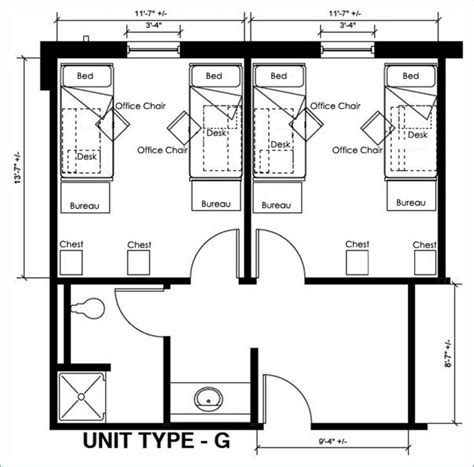 Cameron S Dorm Room Dimensions Dorm Uark College Dorm