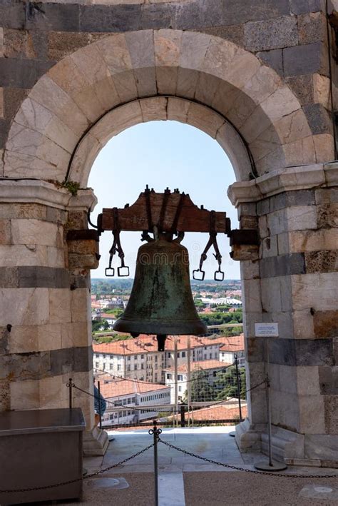 Church Bells At The Famous Leaning Tower Of Pisa Editorial Stock Photo