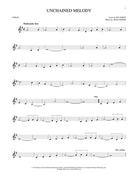 Play Official Version Of Unchained Melody Sheet Music By Al Hibbler