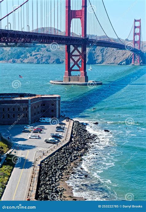 View Of The Golden Gate Bridge In San Francisco Editorial Image Image